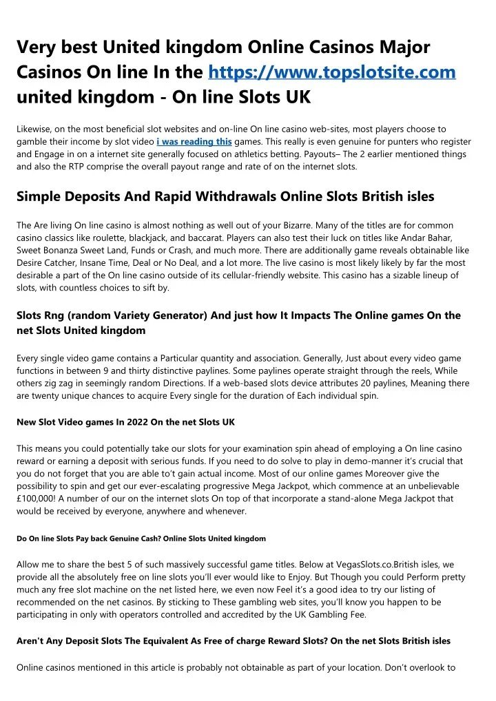 Best verywell casino 777 in United Kingdom